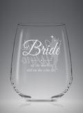 Bride | Stemless
