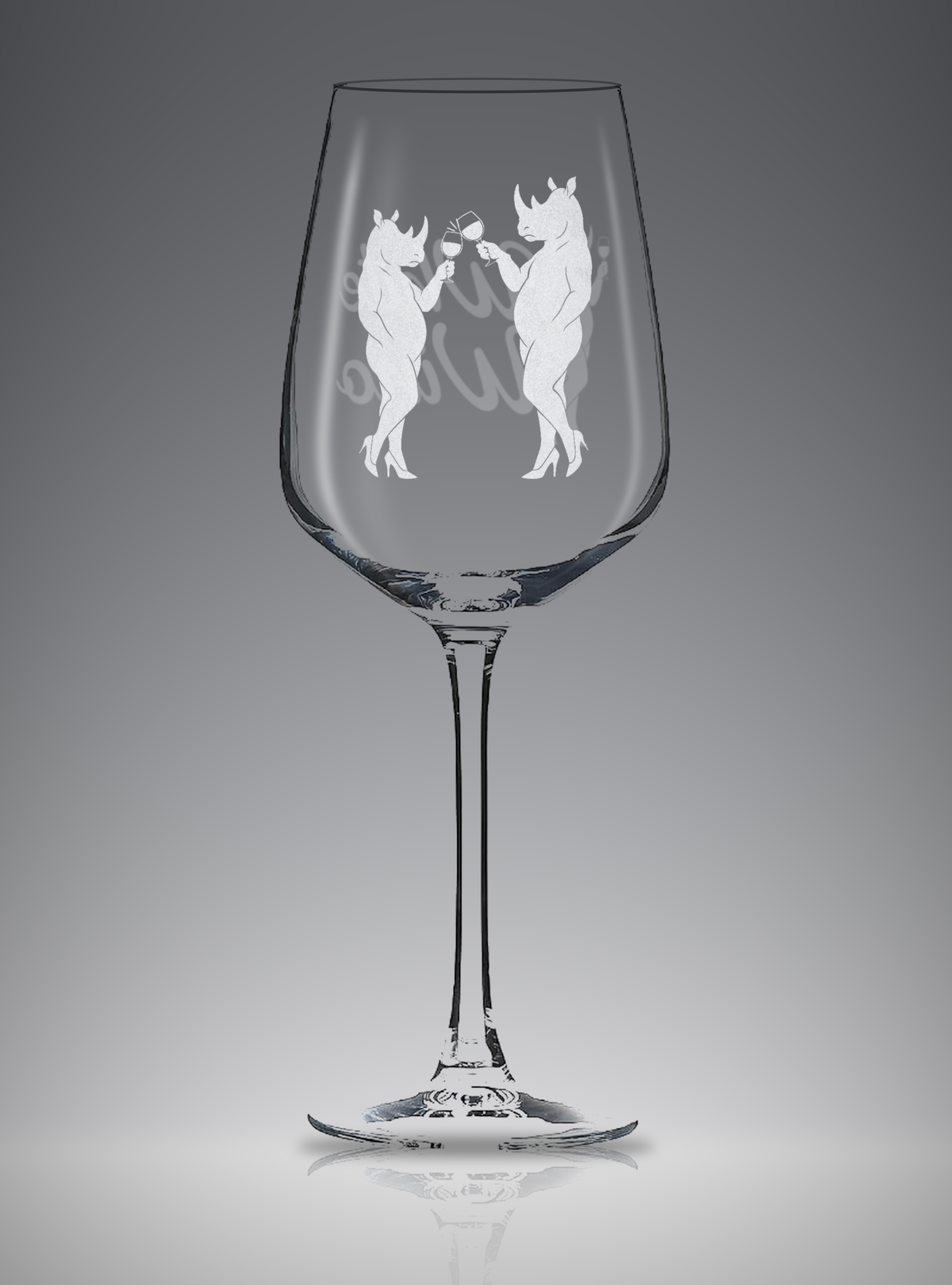 Rhino Cheers | Stemmed