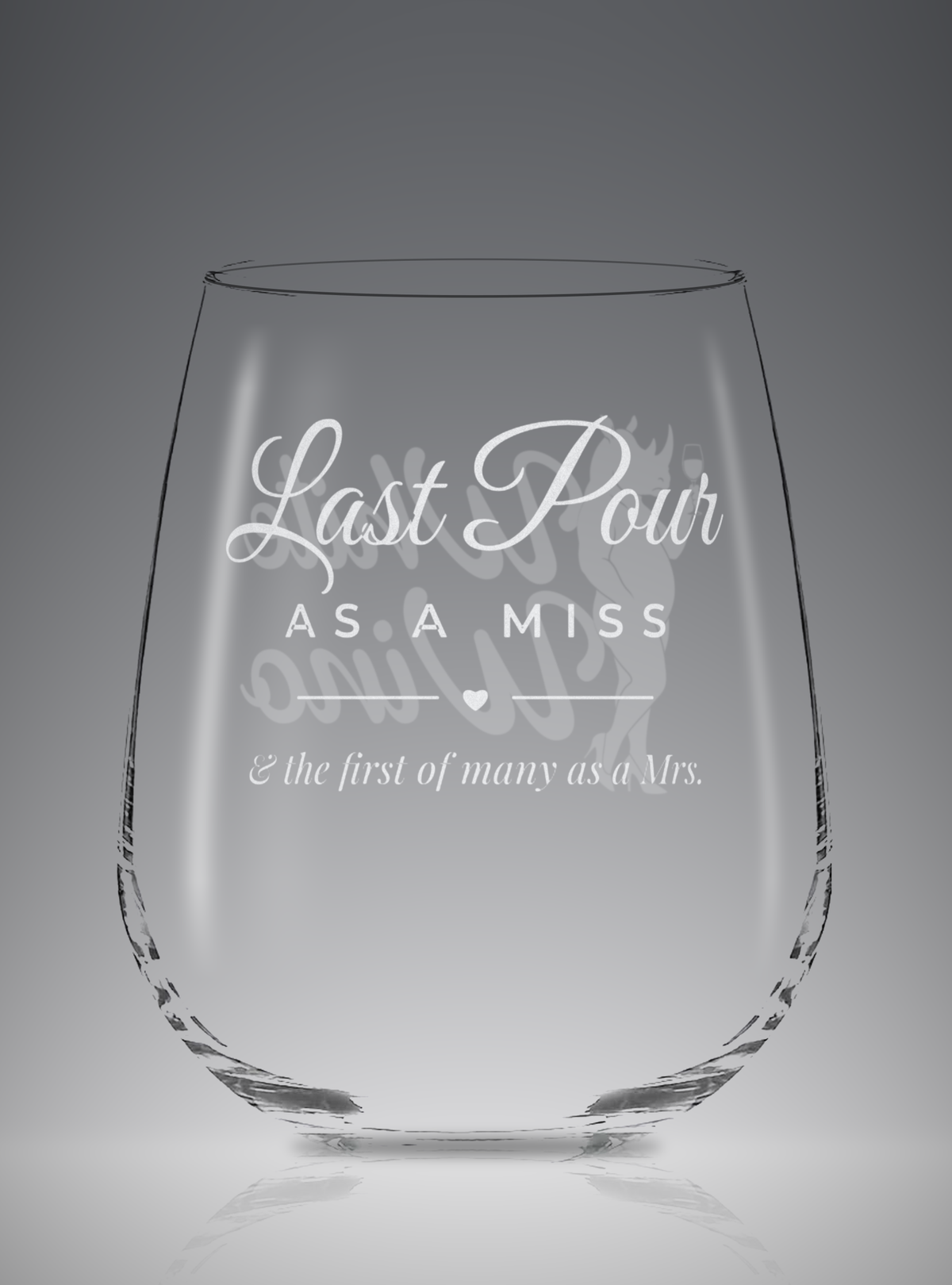 Last Pour as a Miss | Stemless