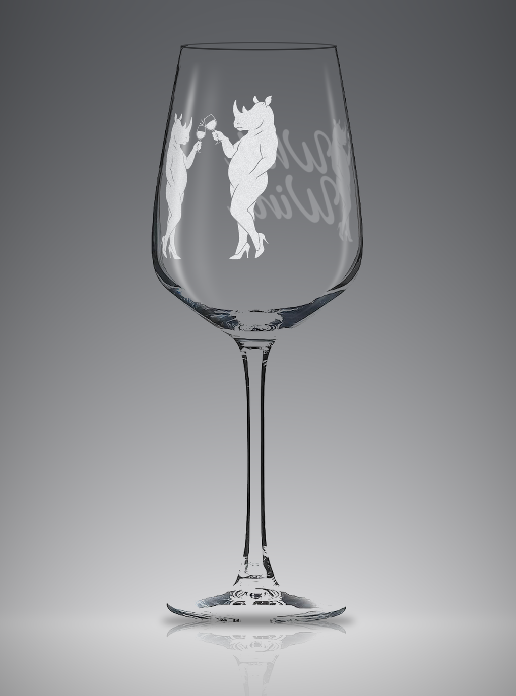 Rhino Cheers | Stemmed