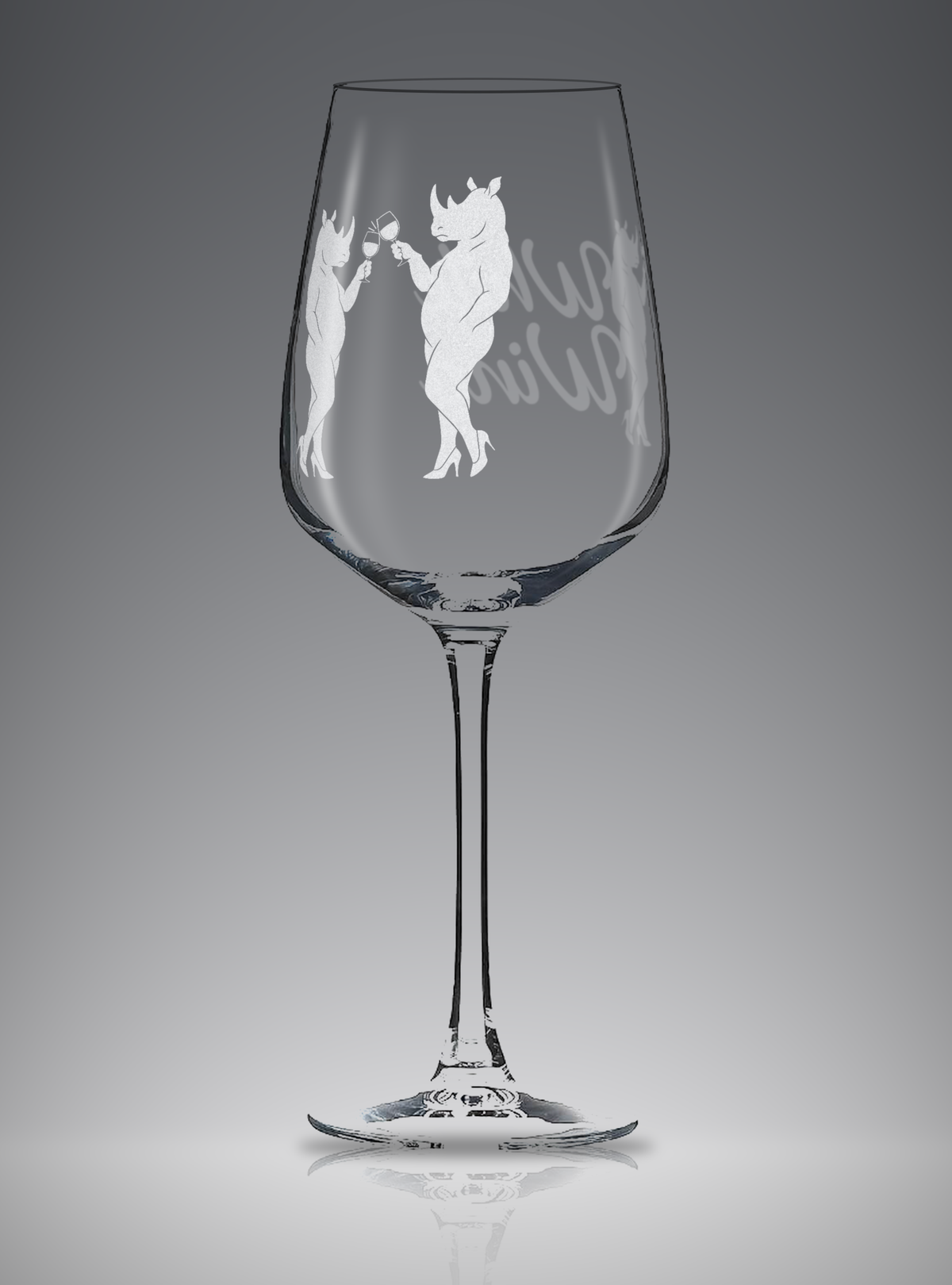 Rhino Cheers | Stemmed