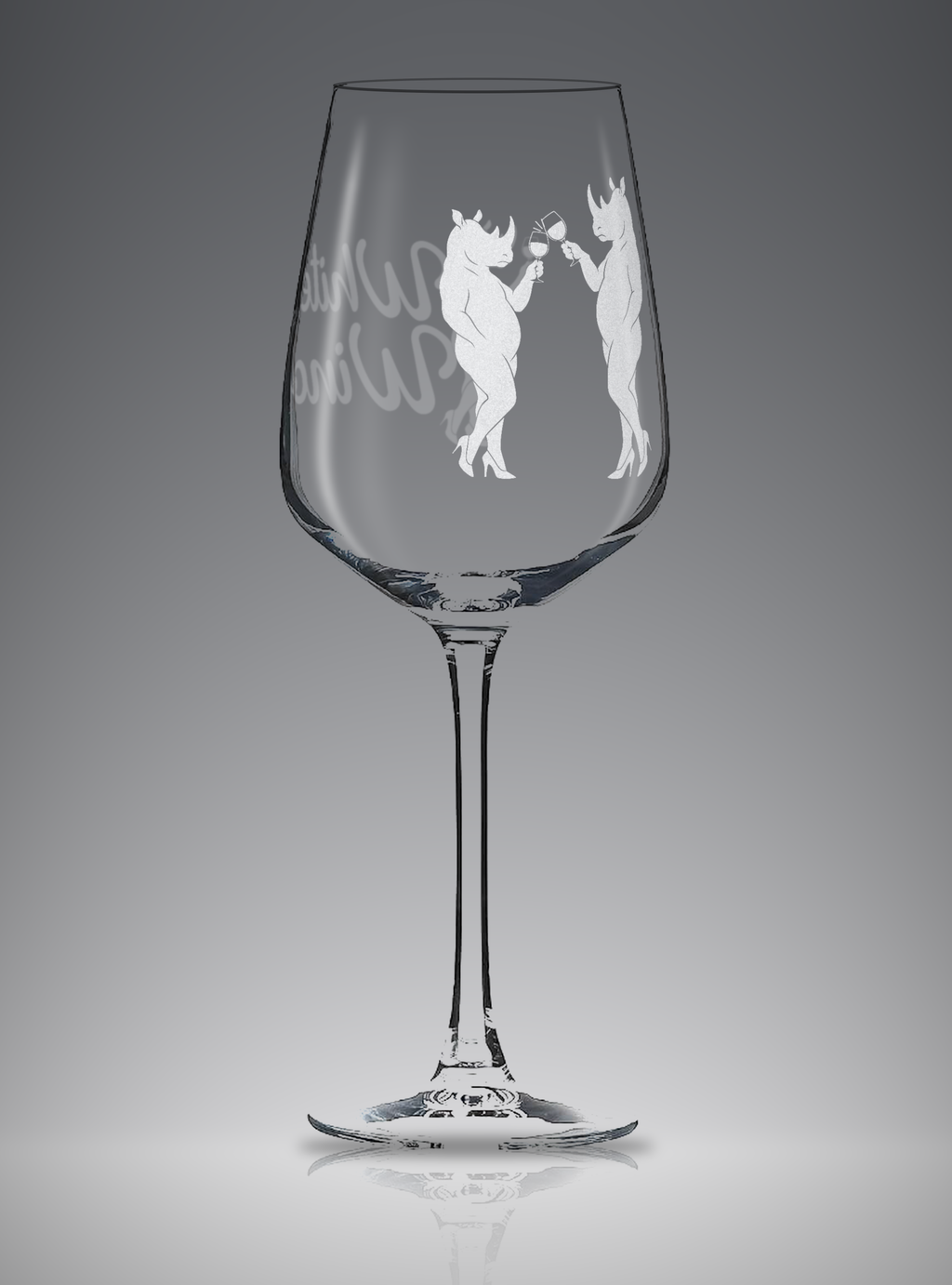 Rhino Cheers | Stemmed