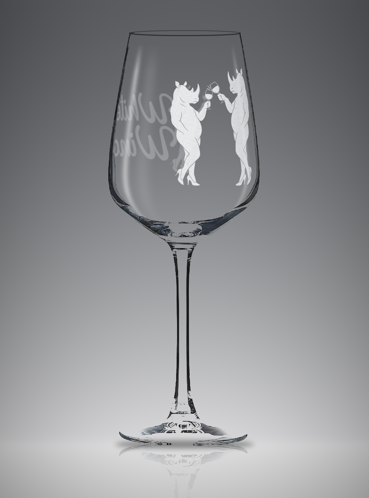 Rhino Cheers | Stemmed