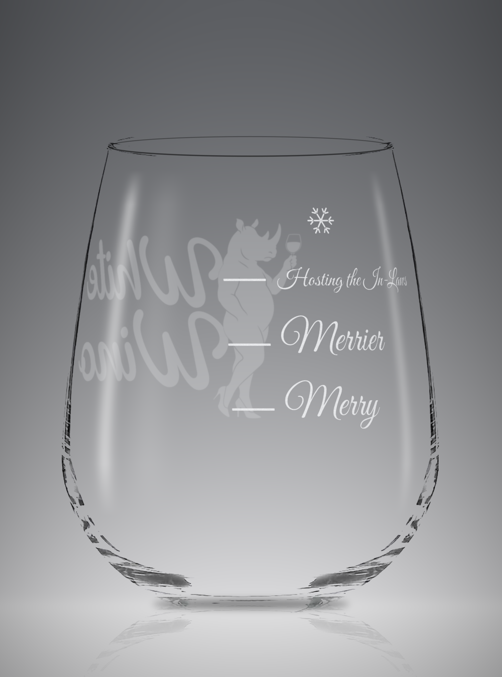 Holiday Fill Lines | Stemless