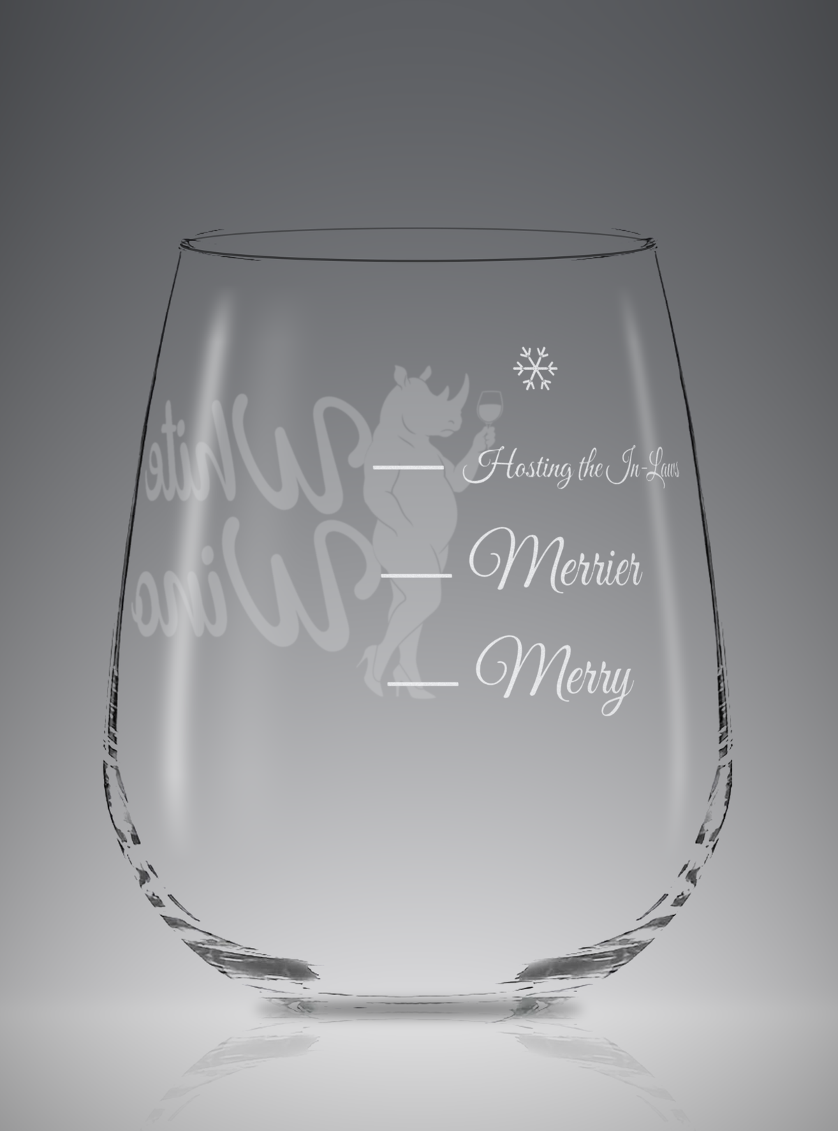 Holiday Fill Lines | Stemless