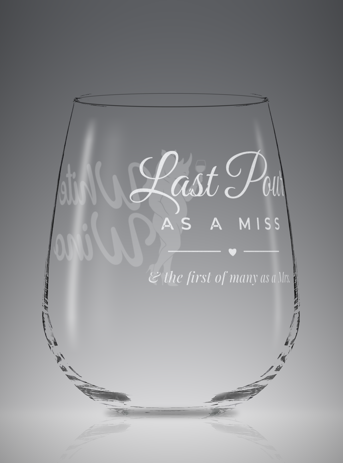 Last Pour as a Miss | Stemless