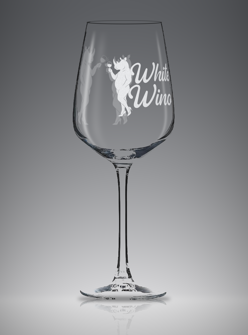 Rhino Cheers | Stemmed