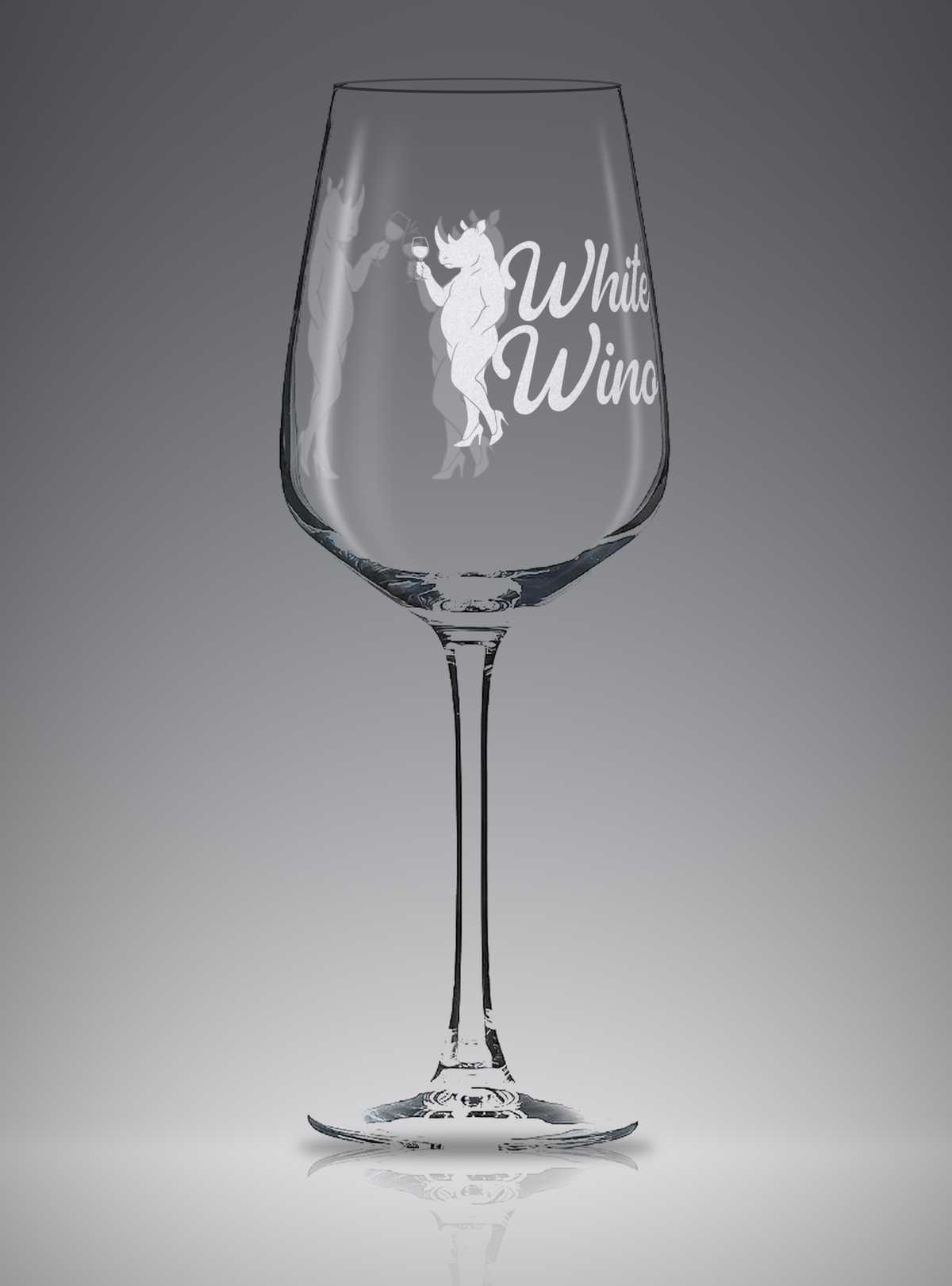 Rhino Cheers | Stemmed
