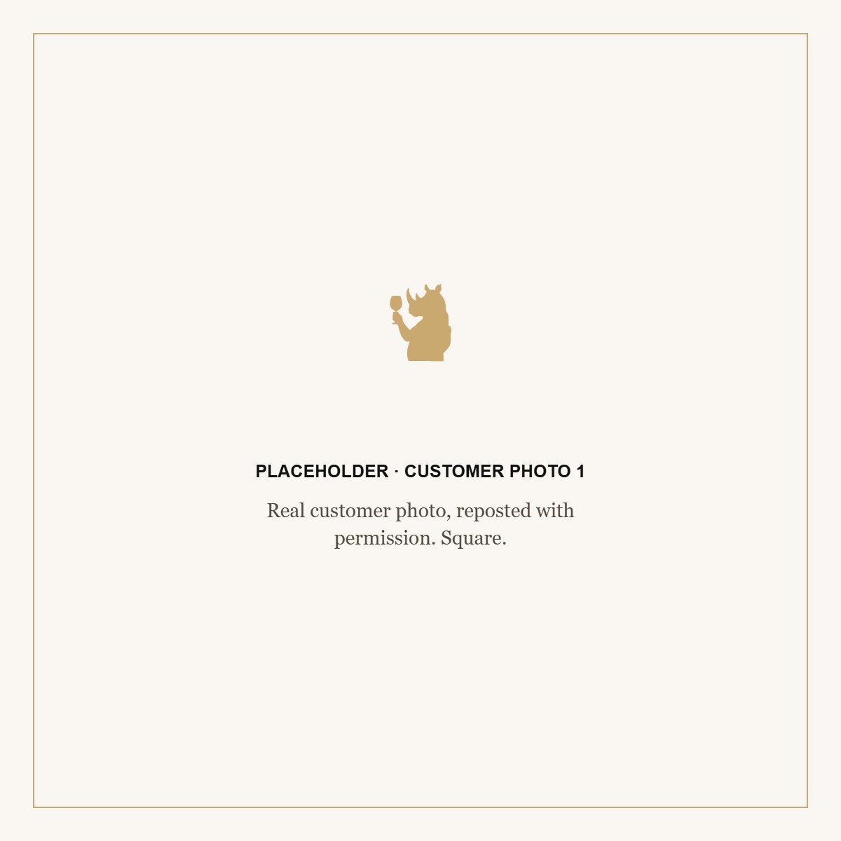 Placeholder: Customer photo 1