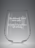 Yes Obviously | Stemless